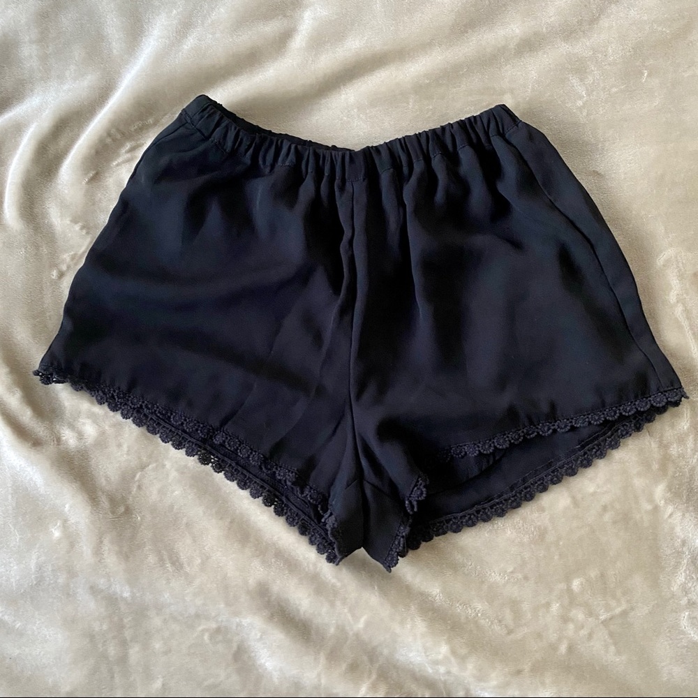 Black brandy shorts